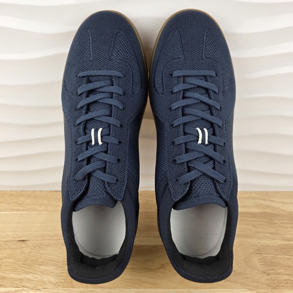 Rothy's RS01 Sneakers Mens Size 10 Navy Blue Knit Gum Washable Casual Shoes - Picture 9 of 15